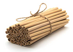 Load image into Gallery viewer, 6-10 MM Length 10 inch. Green  Grass Bamboo Straws Pack Of 100
